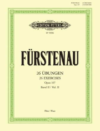26 �bungen op.107 Band 2 (Nr.15-26) f�r Fl�te