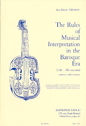 The Rules of musical Interpretation in the baroque era (common to all instruments)