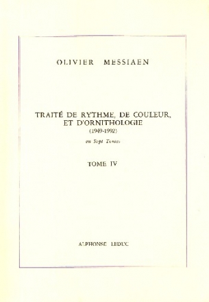 Traite de rythme de couleur et d'ornithologie vol.4