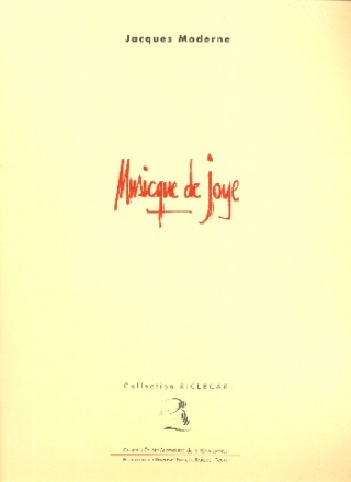 Musiques de joye