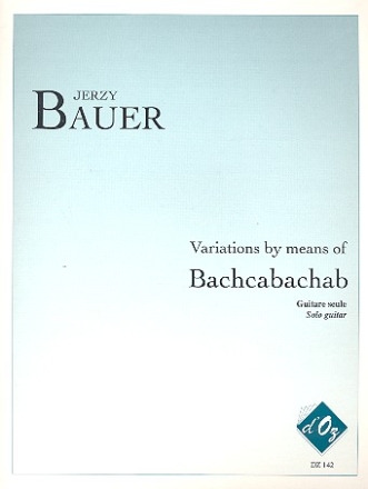 Variations by means of Bachcabachab pour guitare