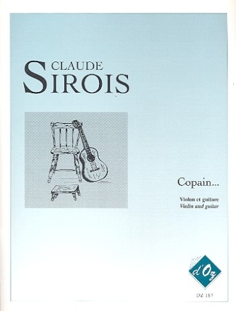 Copain... pour violon et guitare partition et parties