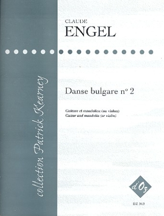 Danse bulgare no.2 pour mandoline (violon) et guitare partition et parties