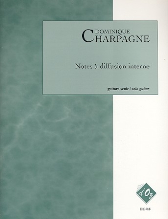 Notes  diffusion interne pour guitare