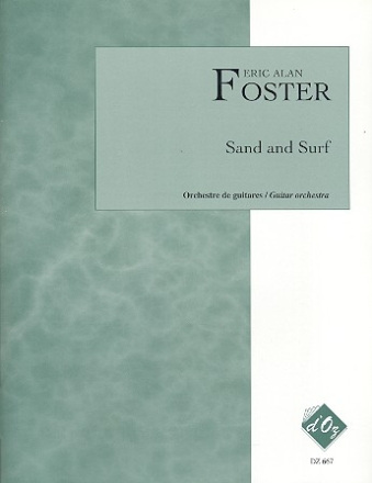 Sand and Surf for guitar orchestra score and parts