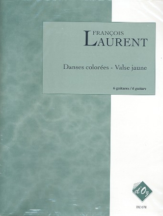 Danses colores - Valse jaune pour 6 guitares partition et parties