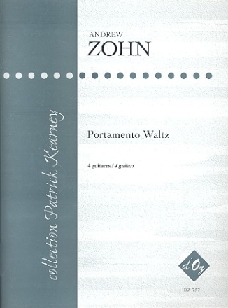 Portamento Waltz for 4 guitars score and parts