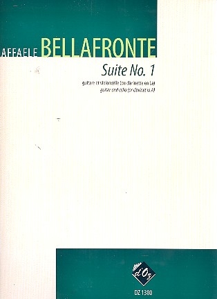 Suite no.1 for guitar and cello (clarinet) score and parts