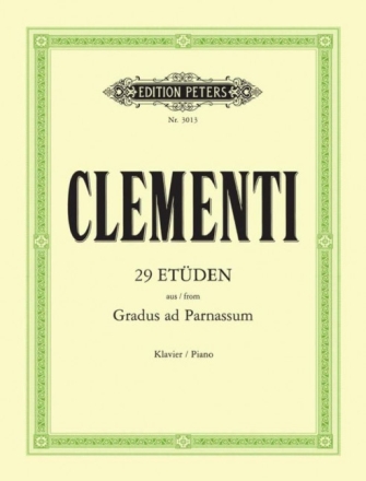29 Et�den aus Gradus ad Parnassum f�r Klavier