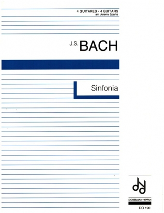 Sinfonia for 4 guitars score and parts