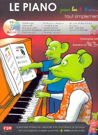 Le piano pour les 5/8 ans tout simplement (+CD) pour piano