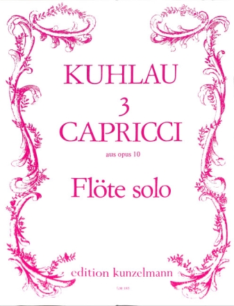 3 Capricci aus op.10 f�r Fl�te