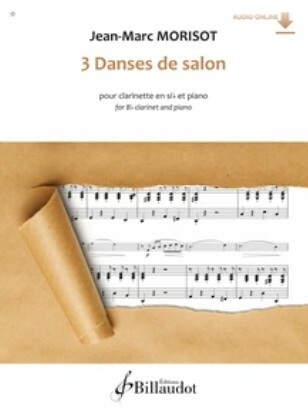 3 Danses de salon (+Online-Audio) pour clarinette en sib et piano