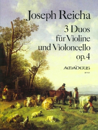 3 Duos op.4 f�r Violine und Violoncello Stimmen