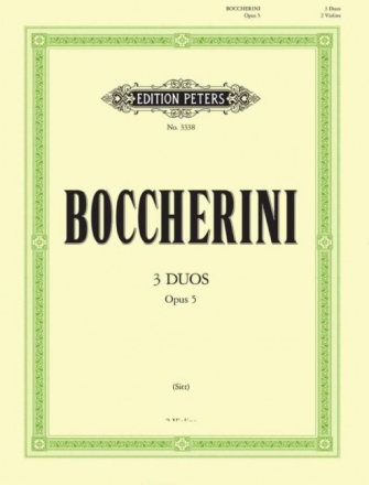 3 Duos op.5 f�r 2 Violinen Stimmen