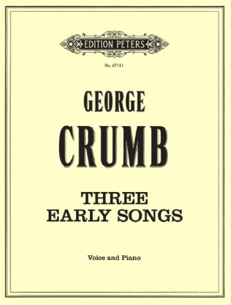 3 early Songs for voice and piano