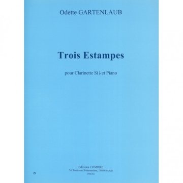 3 Estampes pour clarinette et piano