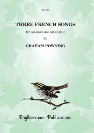 3 French Songs for 2 oboes and cor anglais score and parts