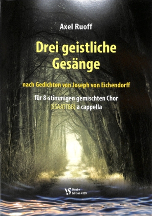 3 geistliche Ges�nge f�r 8-stg. gem Chor a cappella Partitur