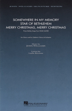 3 Holiday Songs from Home alone for mixed chorus (children's chorus) and orchestra vocal score