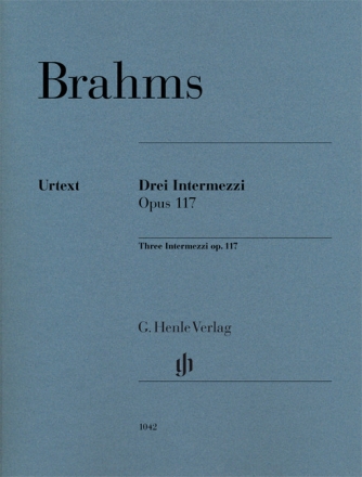 3 Intermezzi op.117 f�r Klavier