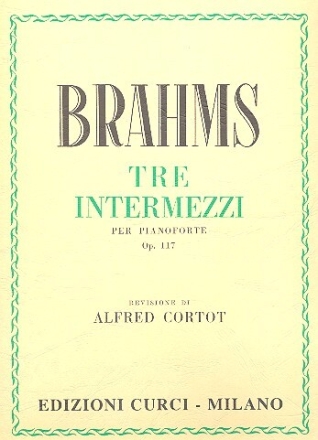3 Intermezzi op.117 per pianoforte