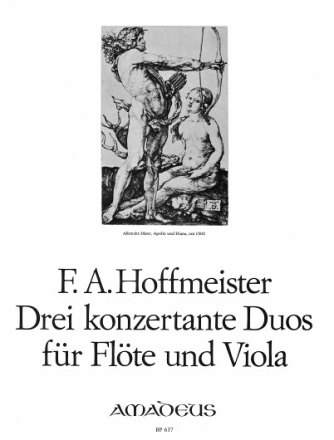 3 konzertante Duos f�r Fl�te und Viola Stimmen