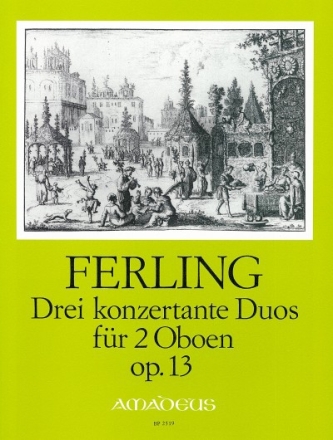 3 konzertante Duos op.13 f�r 2 Oboen (Violinen) Partitur und Stimmen