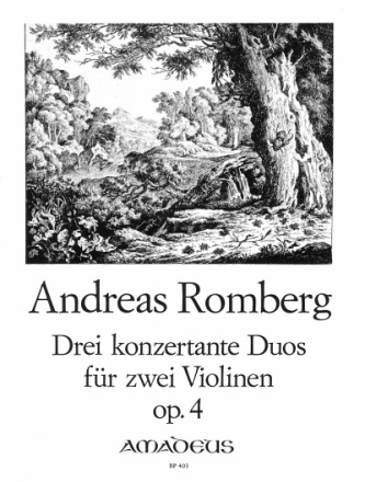 3 konzertante Duos op.4 f�r 2 Violinen Stimmen