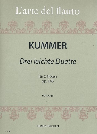 3 leichte Duette op.146 f�r 2 Fl�ten Spielpartitur