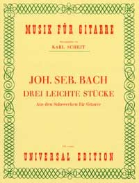 3 leichte St�cke aus den Solowerken f�r Gitarre