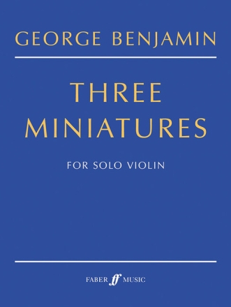 3 Miniatures for solo violin
