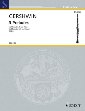 3 Preludes f�r Klarinette in B und Klavier