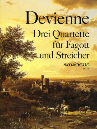 3 Quartette op.73 f�r Fagott und Streichtrio,  Stimmen
