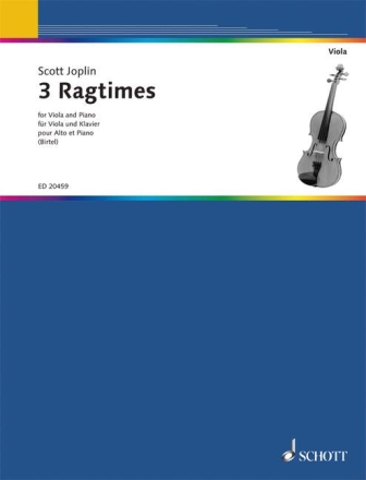 3 Ragtimes f�r Viola und Klavier