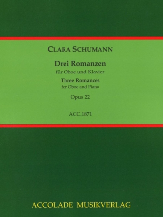 3 Romanzen op.22 f�r Oboe und Klavier
