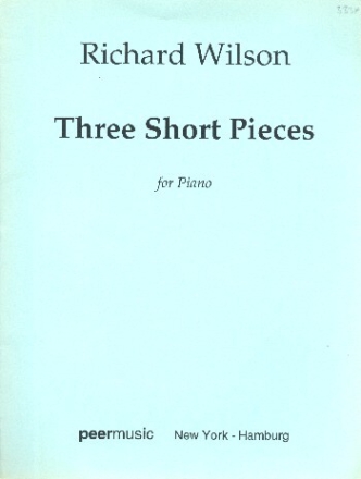 3 short pieces for piano solo