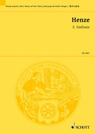 3. Sinfonie f�r gro�es Orchester Studienpartitur