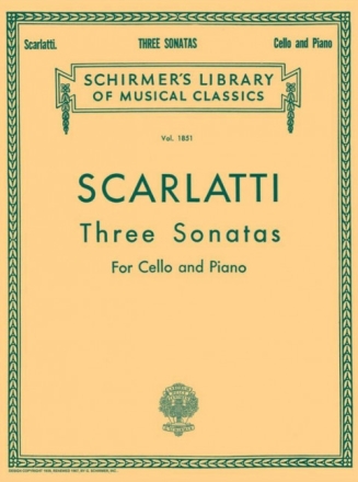 3 Sonatas for violoncello and piano