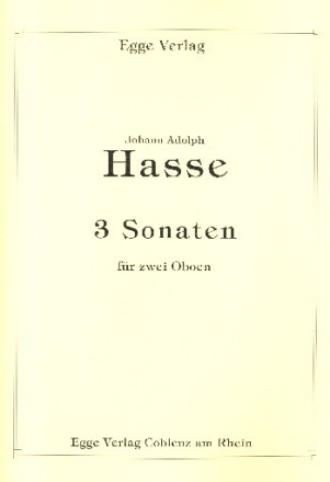 3 Sonaten f�r 2 Oboen