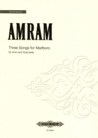 3 Songs for Marlboro f�r Horn und Violoncello