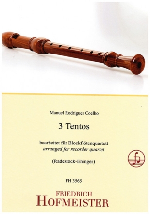 3 Tentos f�r Blockfl�tenquartett (SATB) Partitur und Stimmen