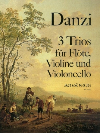 3 Trios op.71 f�r Fl�te, Violine und Violoncello Stimmen