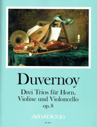 3 Trios op.8 f�r Horn, Violine und Violoncello Partitur und Stimmen