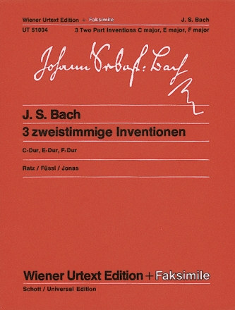 3 zweistimmige Inventionen f�r Klavier