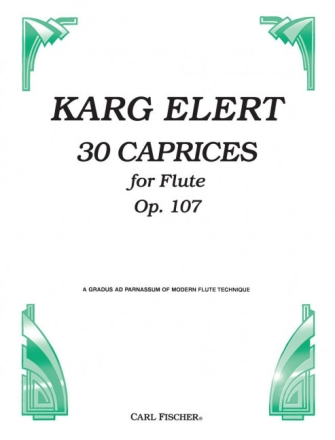 30 Capricen op.107 for flute