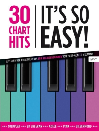 30 Chart Hits - It's so Easy! vol.1 f�r Klavier (mit Texten und Akkorden)