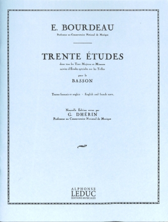 30 Etudes pour le bassoon