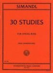 30 Studies for string bass
