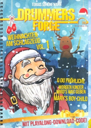 Drummer's Forge Band 1 (+Download) Weihnachten am Schlagzeug